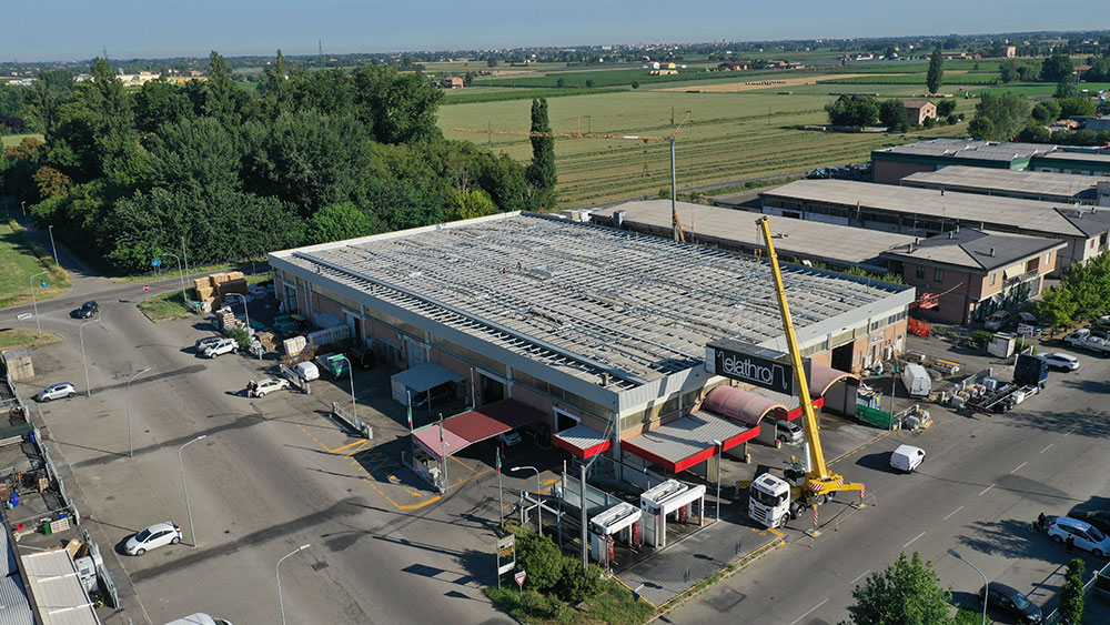 Immagine del cantiere durante dei lavori Immagine del cantiere durante dei lavori