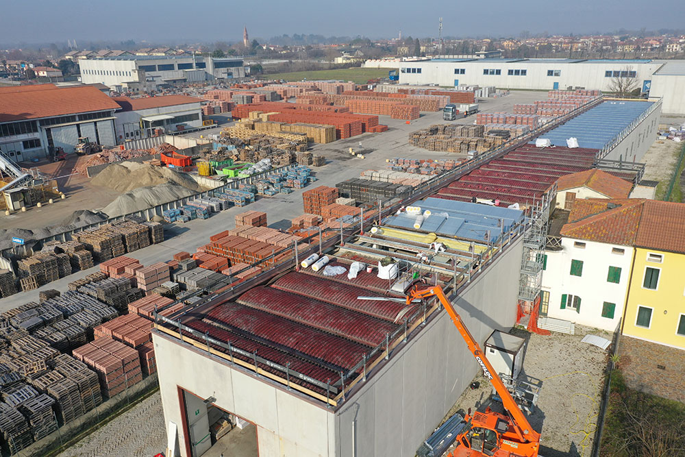 Immagine del cantiere durante dei lavori Immagine del cantiere durante dei lavori