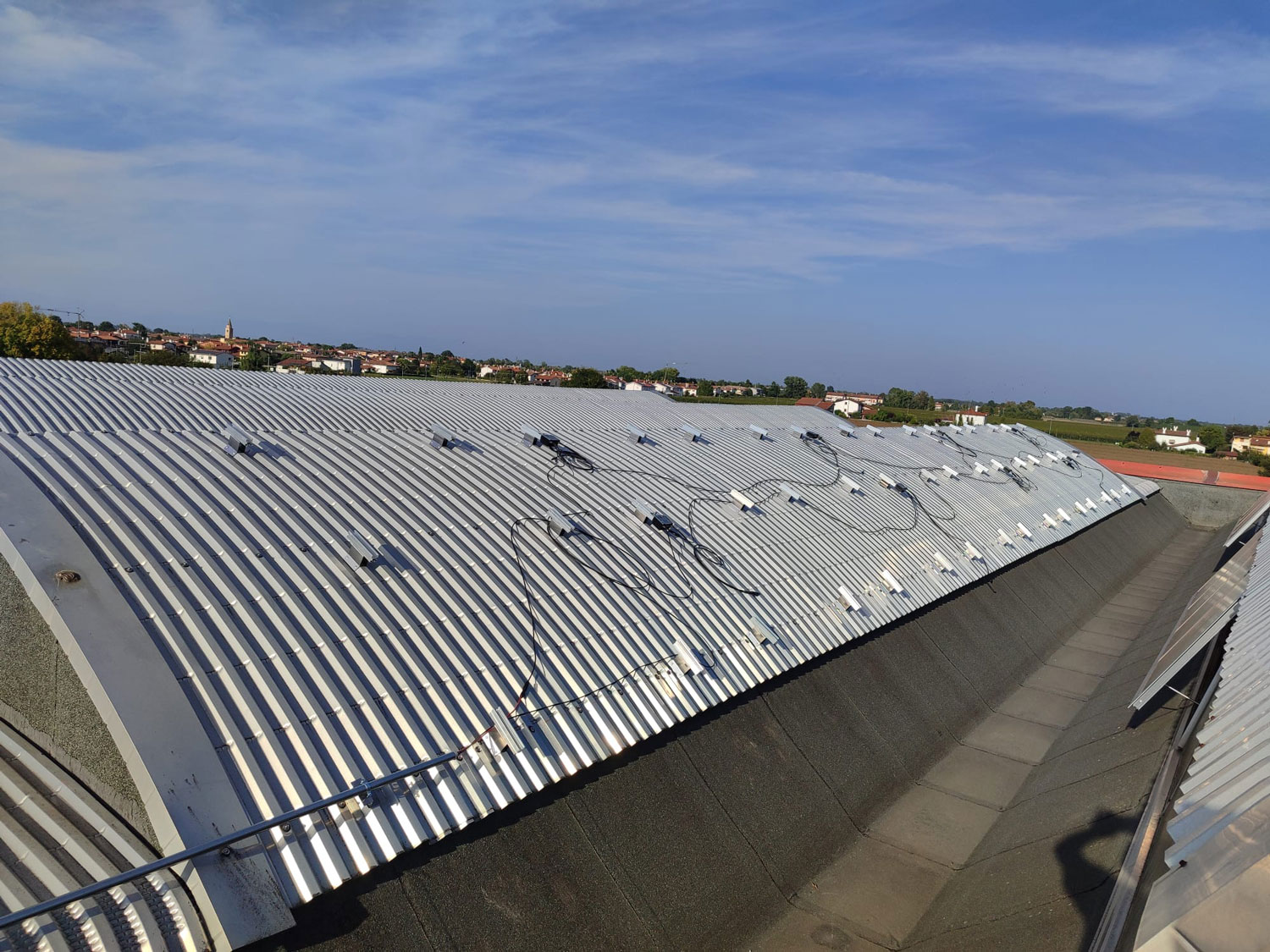 Immagine del cantiere durante dei lavori